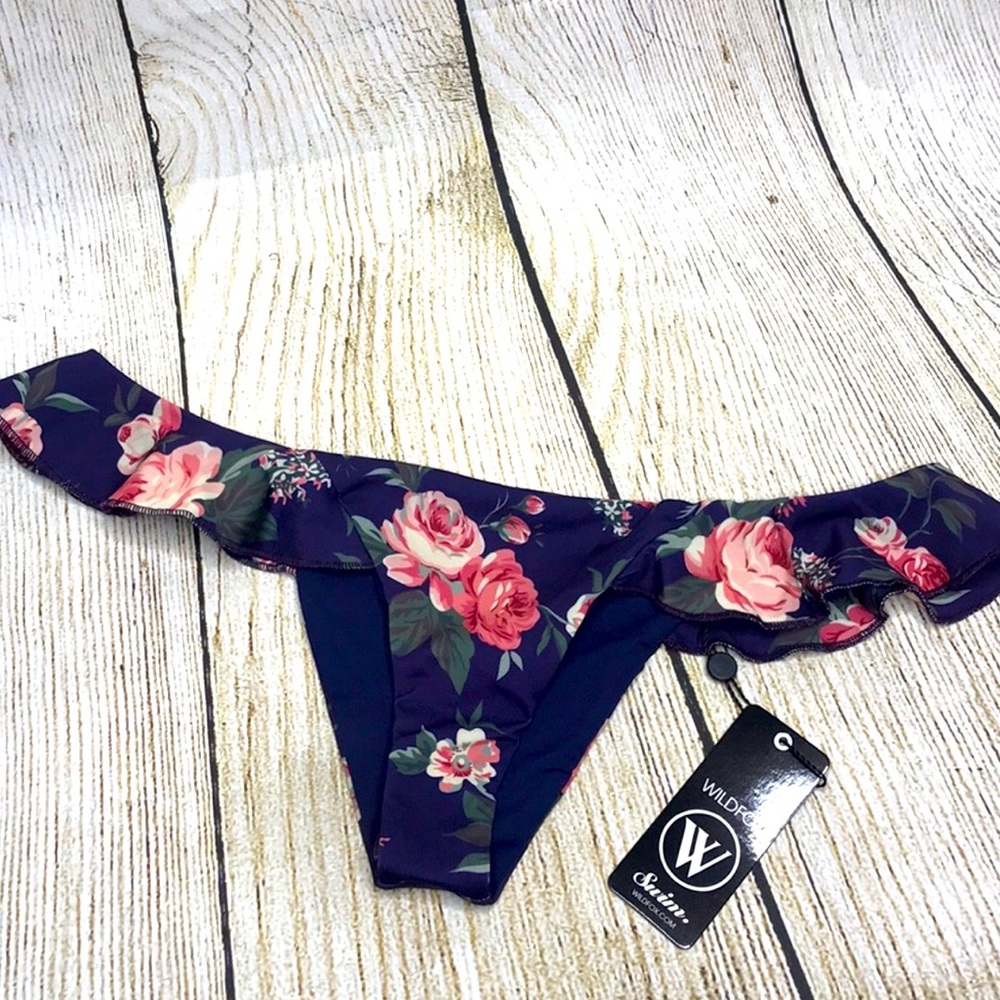 NWT- Wildfox Ruffle Bikini Bottom
